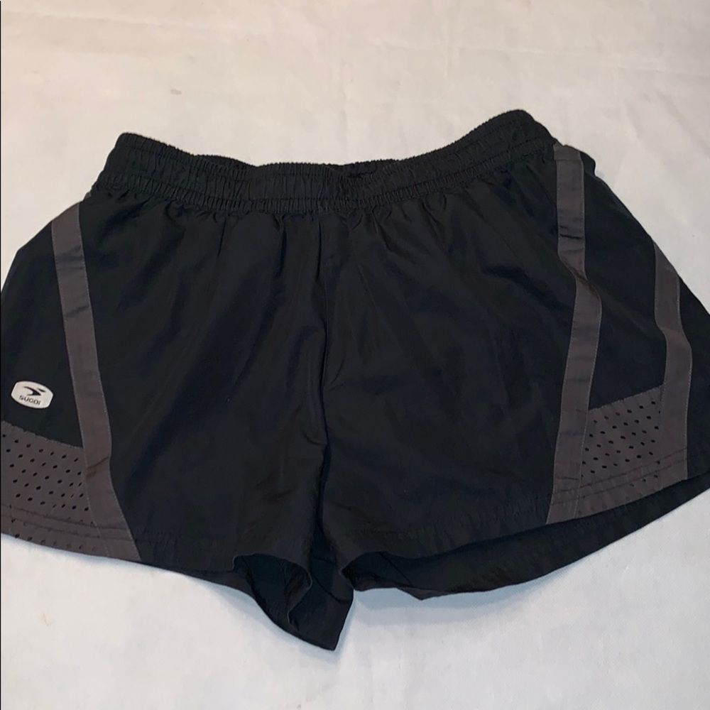 SUGOI black gray running athletic shorts XS